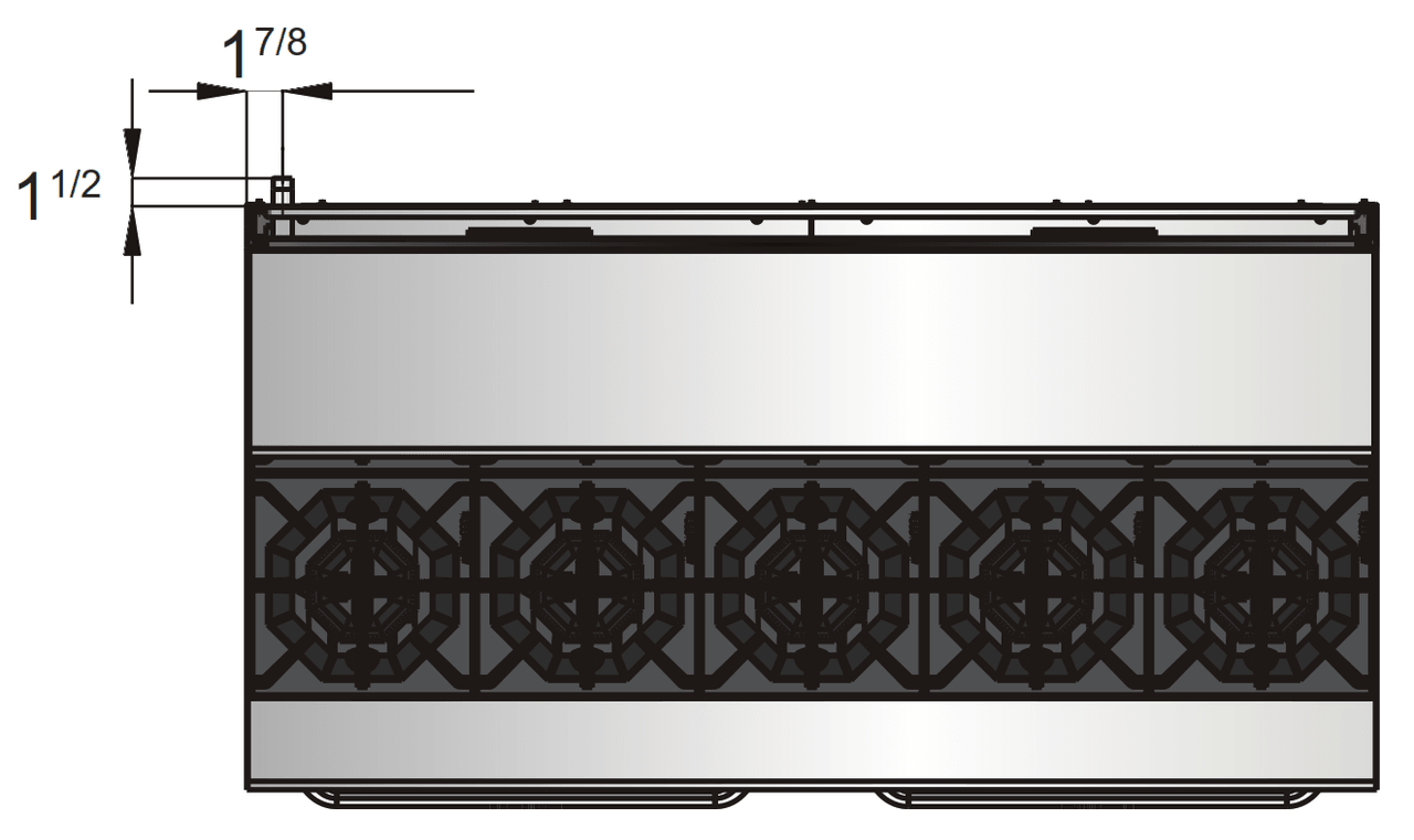 Atosa AGR-10B 60" 10 Burner Gas Range with (2) 26'' Ovens; 4 Oven Racks Castors Included - TheChefStore.Com