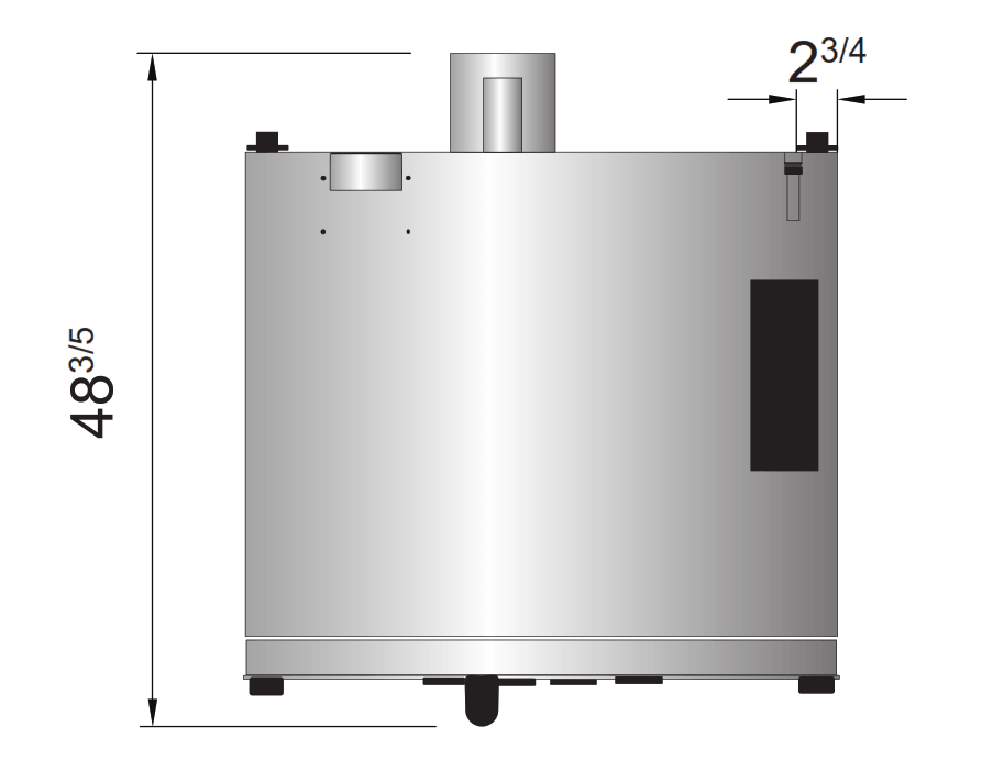 Atosa ATCO-513B-1 Bakery Depth Gas Convection Oven, 5 Shelves, 46,000 BTU, Legs and Castors - TheChefStore.Com
