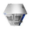 Atosa ATCO-513B-2 38.2" Double Bakery Depth Gas Convection Oven, 5 Shelves, 46,000 BTU, Legs and Castors - TheChefStore.Com