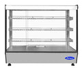 Atosa CHDS-53 Countertop Heated Square Display Case, 5.3 cu ft, 3 Stainless Steel Shelves - TheChefStore.Com