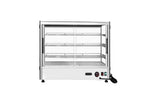 Atosa CHDS-71 Countertop Heated Square Display Case, 7.1 cu ft, 3 Stainless Steel Shelves - TheChefStore.Com