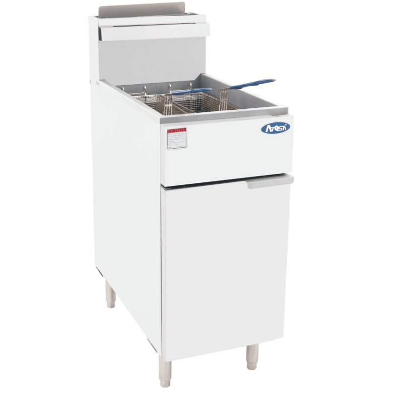 Atosa CookRite ATFS-40 Heavy Duty 40lb Stainless Steel Deep Fryer - TheChefStore.Com