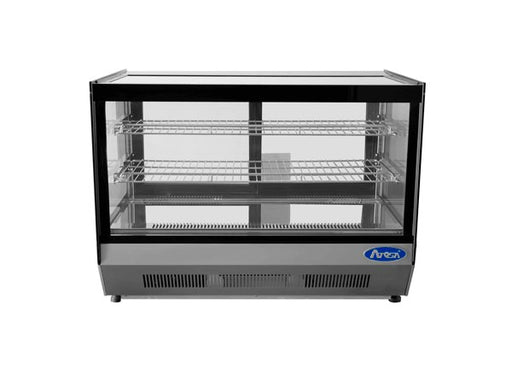 Atosa CRDS-42 27" Countertop Refrigerated Display Merchandiser, Curved, 4.2 Cu Ft - TheChefStore.Com