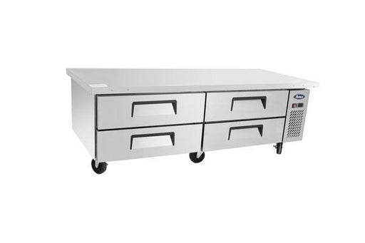 Atosa MGF8454GR 76" 4 Drawer Refrigerated Chef Base with Extended Top - TheChefStore.Com