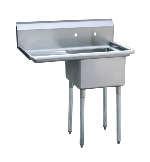 Atosa MixRite MRSA-1-L One Compartment Sink, 18'' Left Drainboards - TheChefStore.Com