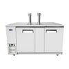 Atosa MKC68GR 68" Double Dual Tap Keg Cooler, Stainless Steel - TheChefStore.Com