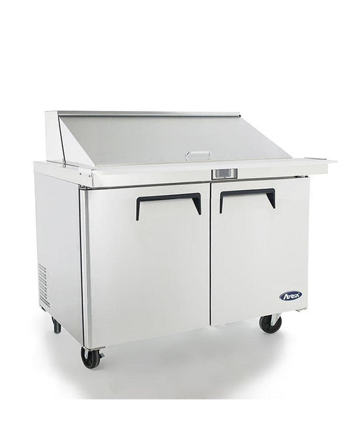 Atosa MSF8306GR 48" Mega Top Sandwich Prep Table, with 18 Stainless Steel Pans - TheChefStore.Com