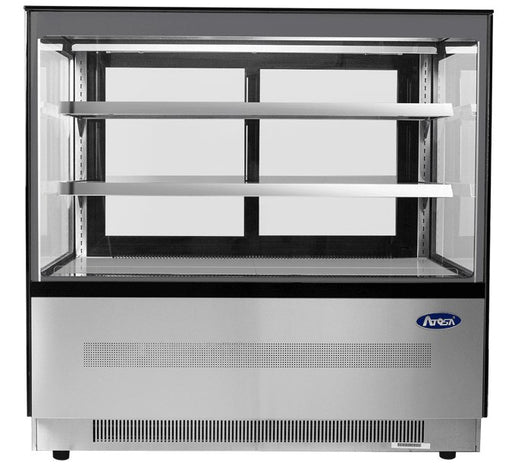 Atosa RDCS-48 48" Floor Model Refrigerated Square Display Cases, 15.1 cu. ft. - TheChefStore.Com