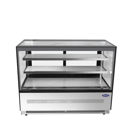 Atosa RDCS-60 60" Floor Model Refrigerated Square Display Cases, 20.2 cu. ft. - TheChefStore.Com