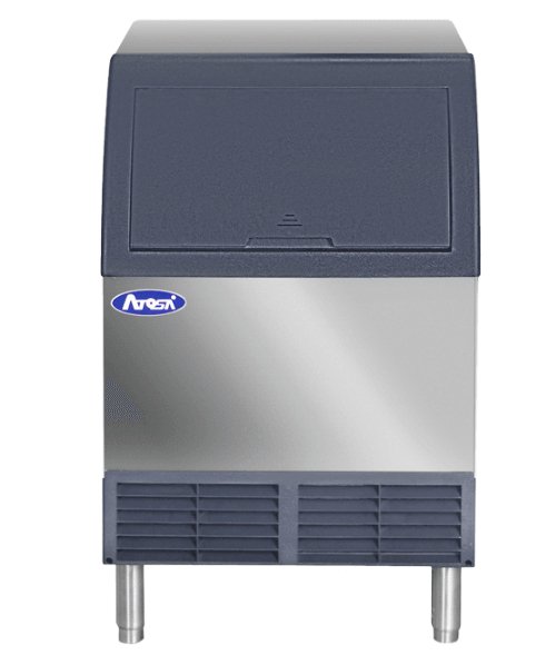 Atosa YR140-AP-161 142 lbs. Cube Styled Commercial Ice Machine with 88 lb Storage Bin - TheChefStore.Com
