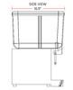 Coldline BD15-STIR Single Bowl Beverage Dispenser with Stirring System - TheChefStore.Com