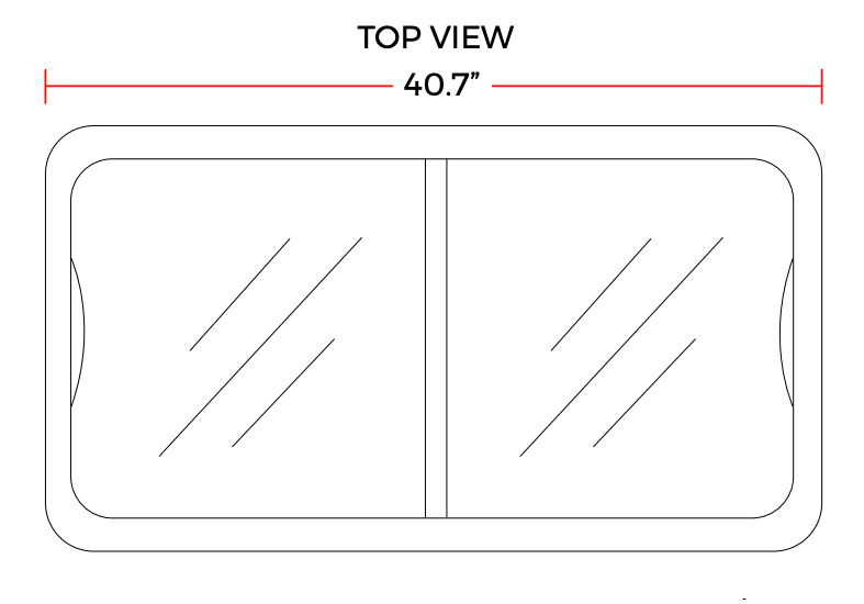 Coldline CA265 41" Curved Sliding Glass Top Lid Display Freezer, 7 Cu. Ft - TheChefStore.Com