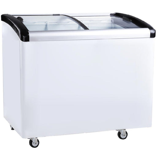 Coldline CA265 41" Curved Sliding Glass Top Lid Display Freezer, 7 Cu. Ft - TheChefStore.Com