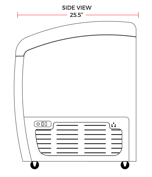 Coldline CA265 41" Curved Sliding Glass Top Lid Display Freezer, 7 Cu. Ft - TheChefStore.Com