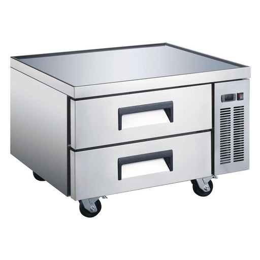 Coldline CB36 36" 2 Drawer Stainless Steel Refrigerated Chef Base - TheChefStore.Com