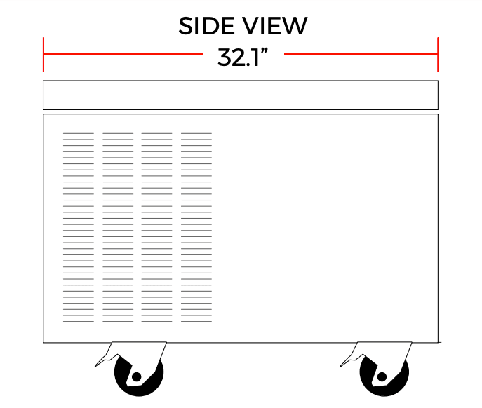 Coldline CB36 36" 2 Drawer Stainless Steel Refrigerated Chef Base - TheChefStore.Com