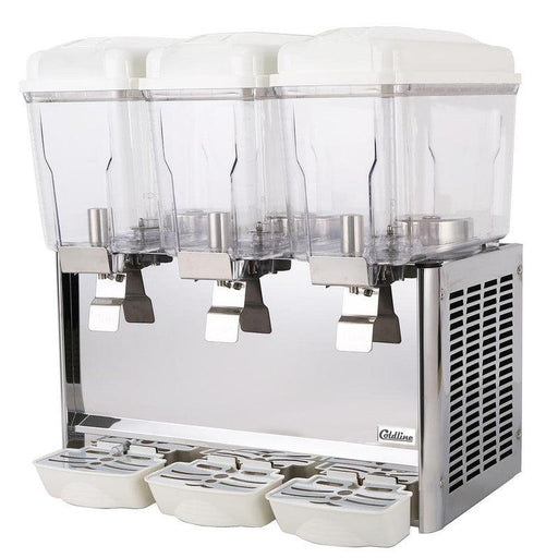 Coldline CBD-3 Triple 3 Gallon Bowl Beverage Dispenser with Stirring System - TheChefStore.Com