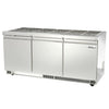 Coldline CBT-72 72" Stainless Steel Refrigerated Salad Bar, Buffet Table, Self Service - TheChefStore.Com