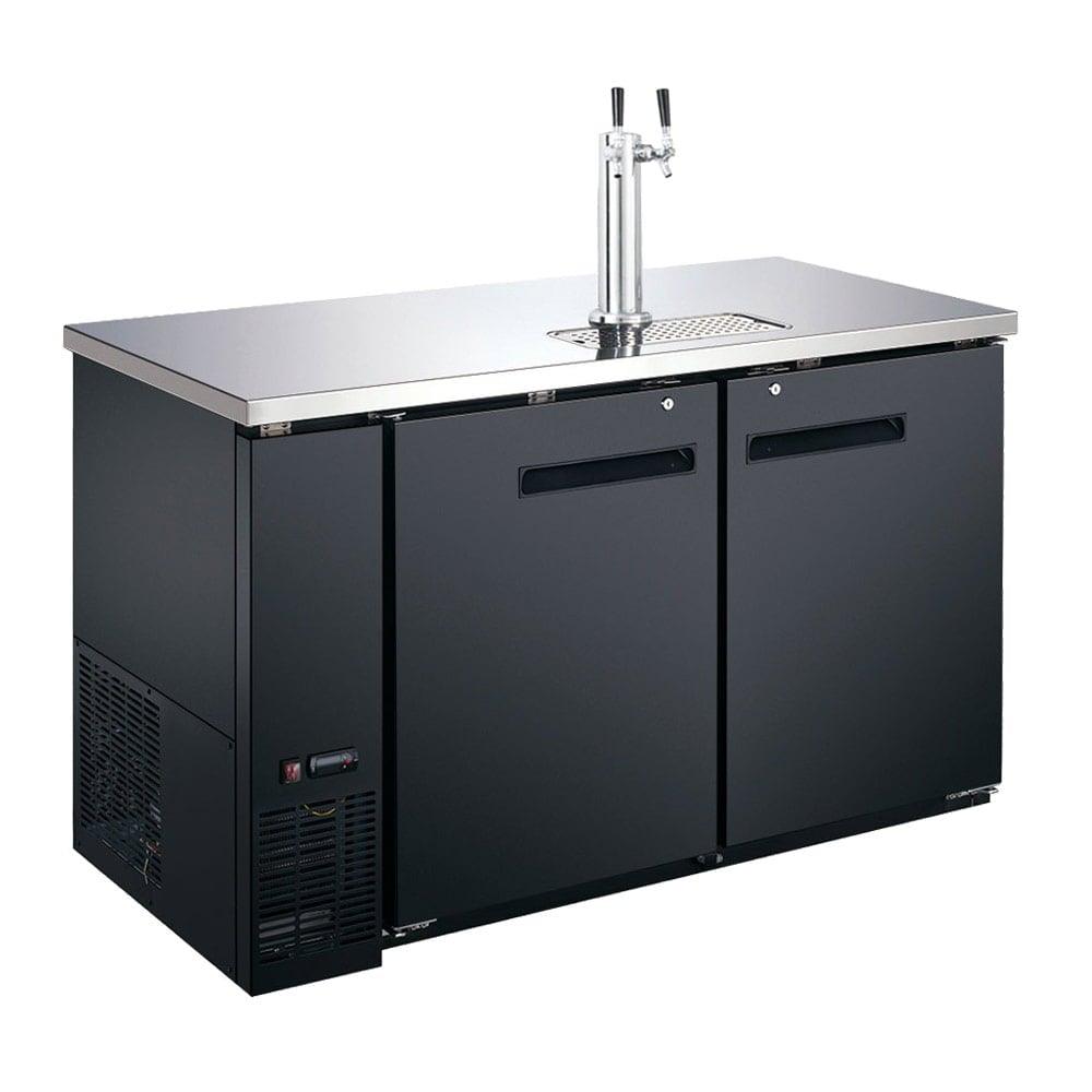 Coldline CDD-48 48″ Refrigerated Direct Draw Beer Dispenser with 1 Spout, 11.8 Cu. Ft. - TheChefStore.Com