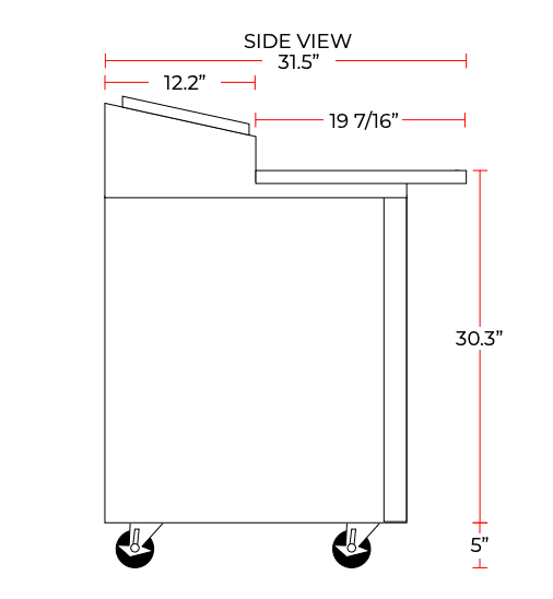 Coldline CPT-92 92" Refrigerated Pizza Prep Table, 12 Pans - TheChefStore.Com