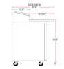 Coldline CPT-92 92" Refrigerated Pizza Prep Table, 12 Pans - TheChefStore.Com