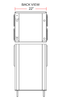 Coldline ICE400M-HA 22" 400 lb. Ice Machine Air Cooled Half Cube Modular with Bin - TheChefStore.Com