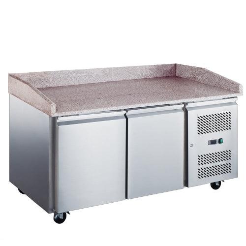 Coldline PDR-60 60” Refrigerated Pizza Prep Table with Marble Worktop - TheChefStore.Com