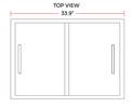 Coldline SD180 34" Flat Glass Top Display Ice Cream Freezer with 1 Basket, ETL - TheChefStore.Com