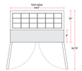 Coldline SMP48 48" Two Door Mega Top Bain Marie Sandwich Prep Refrigerator, 18 Pans - TheChefStore.Com