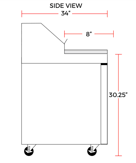 Coldline SMP60 60" Two Door Mega Top Bain Marie Sandwich Prep Refrigerator, 24 Pans - TheChefStore.Com