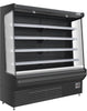 Coldline SOC-76-220-B 76" Open Air Refrigerated Display Merchandiser, 220V, Black, 27.6" Deep - TheChefStore.Com