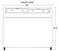 Coldline XS260 39" Curved Glass Top Display Ice Cream Freezer, 9.2 Cu. Ft. - TheChefStore.Com