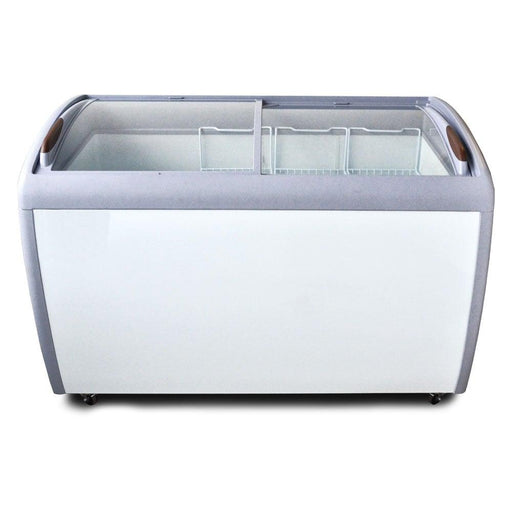 Coldline XS360 50" Curved Glass Top Display Ice Cream Freezer, 13 Cu. Ft. - TheChefStore.Com