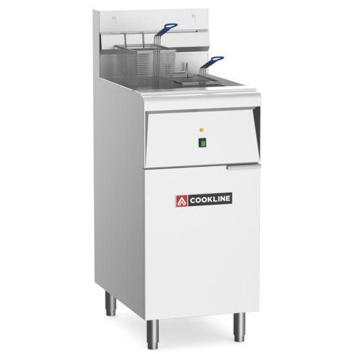 Cookline CF-40E-208-1 40 lb. Electric Floor Deep Fryer, 208V - 1 Phase - TheChefStore.Com