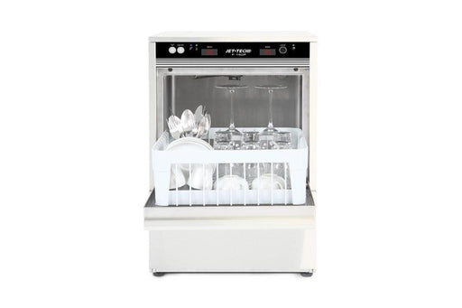 Jet-Tech F-16DP Undercounter Dishwasher, High Temp, Built-in Electric Booster, 24 Racks Per Hour - TheChefStore.Com