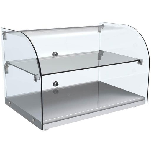 Marchia CA45 22" Curved Glass Countertop Dry Display Case - TheChefStore.Com