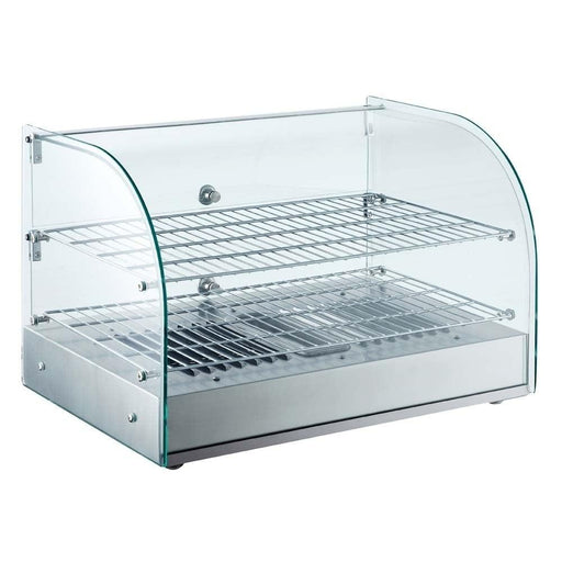 Marchia HCA45 22" Curved Glass Countertop Hot Food Warmer Display Case - TheChefStore.Com