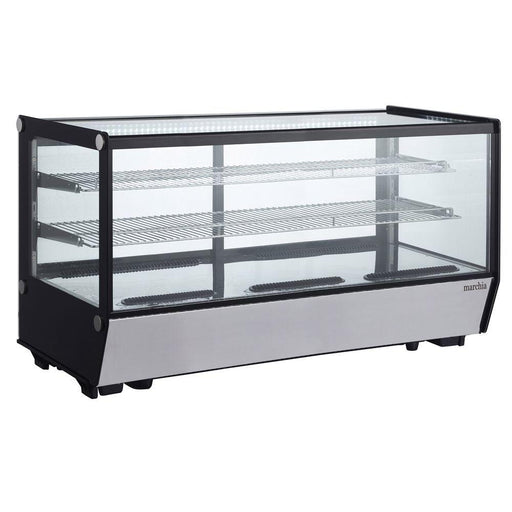 Marchia MDC260-ST 48" Refrigerated Straight Glass Countertop Display Case - TheChefStore.Com