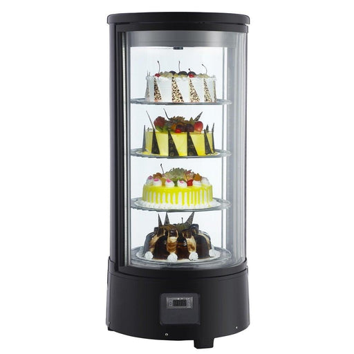 Marchia MDCR78 Refrigerated Countertop Rotating Cake Display Case - TheChefStore.Com