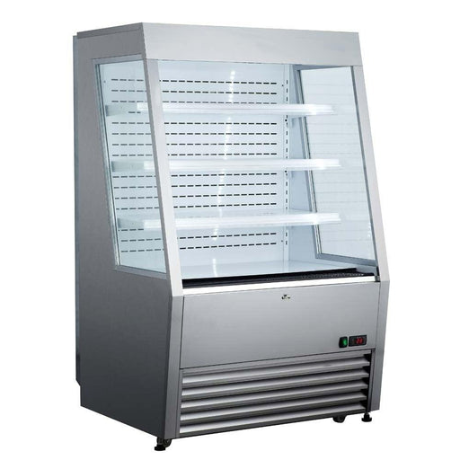 Marchia MDS390-SS 36" Open Refrigerated Merchandiser Grab and Go Display Case, S/S - TheChefStore.Com