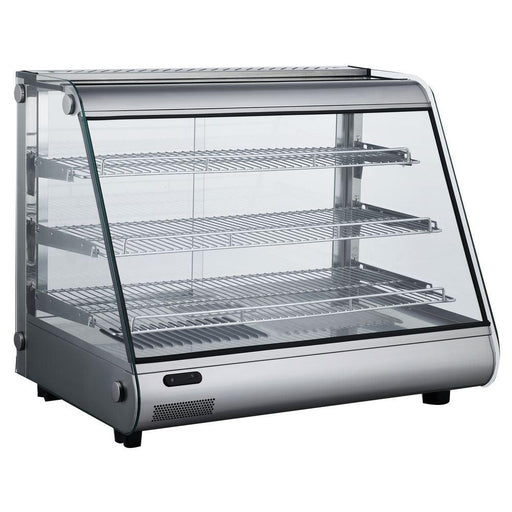 Marchia MHC121 27" Heated Slanted Glass Countertop Display Case - TheChefStore.Com