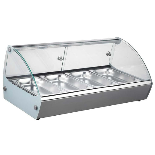 Marchia MSB4 30" Countertop Hot Food Display Warmer, 4 Pans - TheChefStore.Com