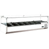 Marchia MTR6 59" Refrigerated Countertop Salad Bar, Topping Rail - TheChefStore.Com
