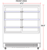 Marchia TMB48 48" Refrigerated Bakery Display Case - TheChefStore.Com