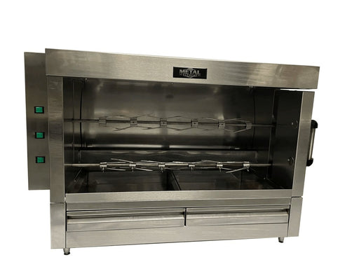Metal Supreme FRG3VE Gas Rotisserie Oven, 10 Chicken / 1 Pork Leg Capacity, Liquid Propane with NG Conversion Kit - TheChefStore.Com