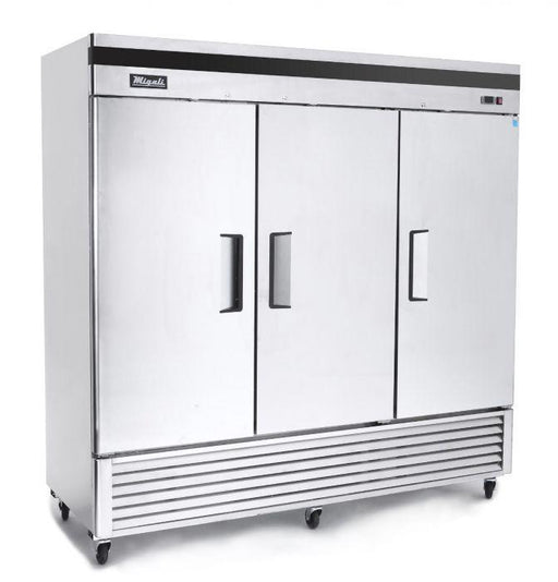 Migali C-3RB-HC 3 Door Reach-In Refrigerator - TheChefStore.Com