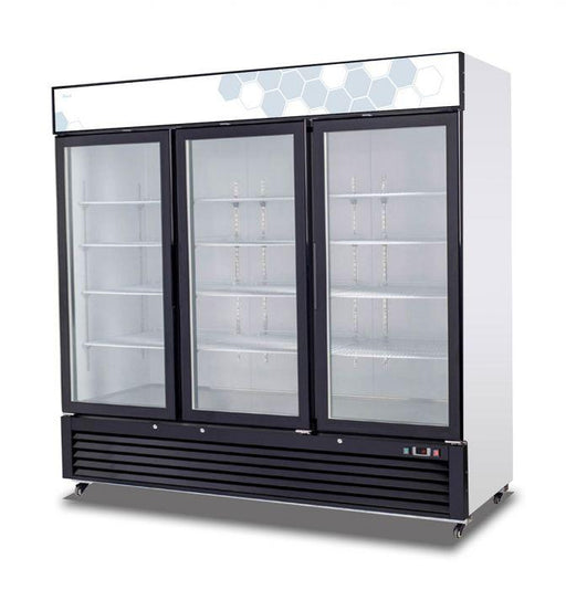 Migali C-72RM-HC 72 cu/ft Glass Door Merchandiser Refrigerator, Competitor Series - TheChefStore.Com
