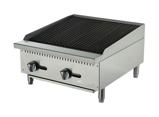 Migali C-CR24 24" Wide Char-Rock Broiler - 70,000 BTU, Competitor Series - TheChefStore.Com