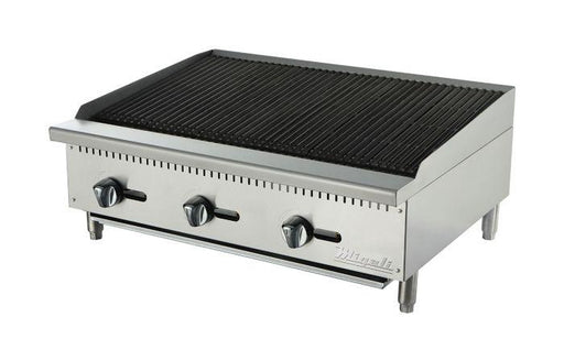Migali C-CR36 36" Wide Char-Rock Broiler - 105,000 BTU, Competitor Series - TheChefStore.Com
