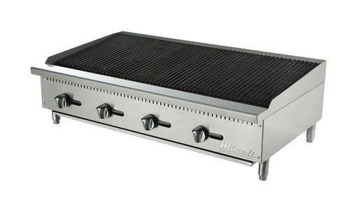 Migali C-CR48 48" Wide Char-Rock Broiler - 140,000 BTU, Competitor Series - TheChefStore.Com